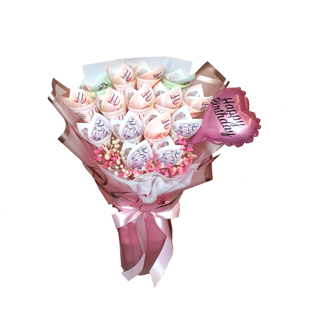 My Exquisite One – $520 Money Rose – Money Flower Singapore TOP Florist –  Unique floral arrangement